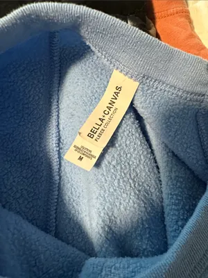 Bella Canvas Light Blue Crewneck Sweatshirt with PickWick Lake thumbnail 2