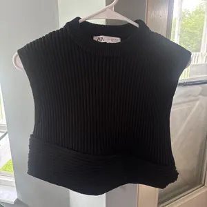 ZARA Knit Top Asymmetrical thumbnail 2