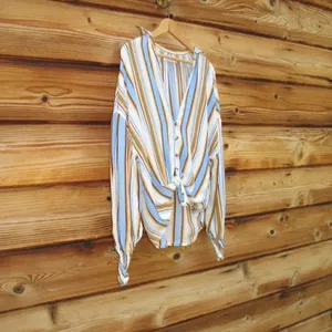 REVOLVE Faithfull the Brand Tie Front Knot Shirt Top thumbnail 4
