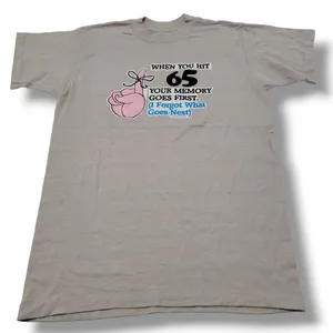 Vintage 1982 Country Graphics Shirt Size Small Funny Graphic Tee When You Hit 65 Unisex T-shirt thumbnail 1