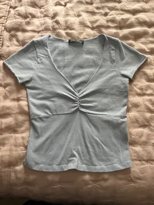 Brandy Melville Gina Light Blue Top thumbnail 2