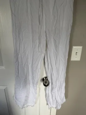 Altard State White Off Shoulder White Full Length Jumpsuit thumbnail 3