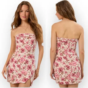 NWT Altar’d State Annalise Floral Mini Dress XXL thumbnail 6