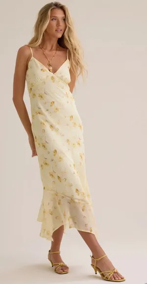 Altar'd State Elsa Floral Maxi Dress thumbnail 2