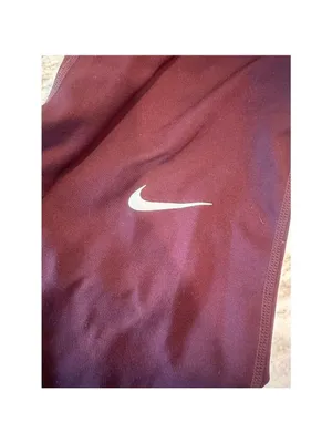 Nike Women's Dri-Fit Cropped Leggings Maroon / burgundy Size S Athletic Sports thumbnail 5