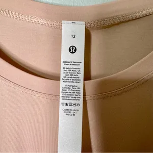 Lululemon Modal Relaxed Fit Long Sleeve Shirt Misty Shell Size 12 NWT thumbnail 9