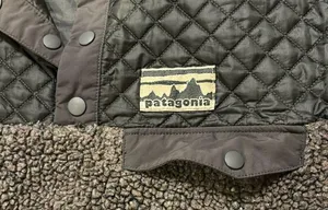 Patagonia Grey Retool Fleece Quilted Retro 1/4 Pullover thumbnail 2