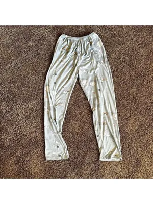 Womens/juniors pajama set long sleeve pants mountains clouds XS thumbnail 5