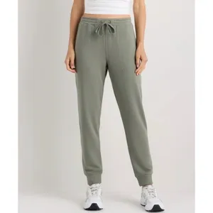 Olive +‎ Oak Sage Green Fleece Joggers Sweatpants Pockets Womens Medium thumbnail 2