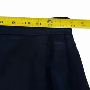 Anthropologie Black Linen Wrap Maxi Skirt Size 2 Minimalist Quiet Luxury Capsule thumbnail 4