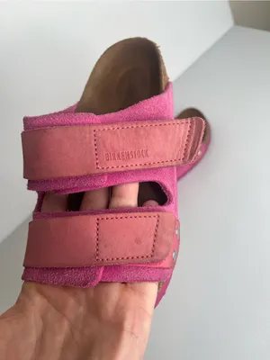 Birkenstock Uji Nubuck Suede Fuschia Tulip Womens Size 36 Slide Sandals Pink thumbnail 10