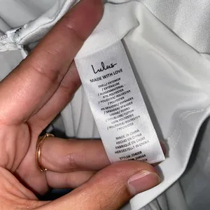 NWT Lulus Effortlessly Sensational White Satin Backless Maxi Dress Size Large thumbnail 11