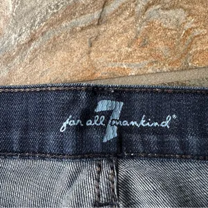 7 For All Mankind Straight Leg Jeans Low Rise Women's Size 27 USA thumbnail 6