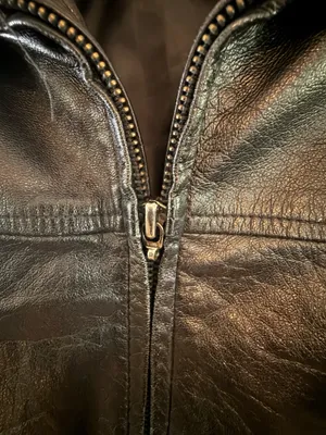JLC New York Black Genuine Leather Belted Jacket Women’s Small Y2K thumbnail 4