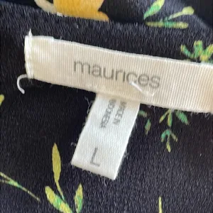 Maurices Black Camisole with Yellow Floral Design thumbnail 4