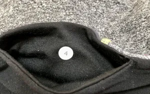 Lululemon Groove Pants, Size 4, Heathered Gray And Yellow thumbnail 6