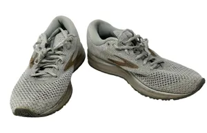 Brooks Size 11 Sneaker Silver White Mesh Revel 2 Running Lace‎ Up Athleticwear thumbnail 1