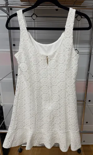 Lilly Pulitzer White Sevilla Crochet Lace Dress thumbnail 3