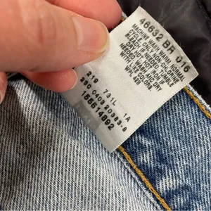 Levi’s Vintage 550 Classic Relaxed Straight Leg Jeans Womens 12 Blue 90s Denim thumbnail 10