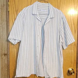 Zara Women's Tan and Cream Shirt thumbnail 1