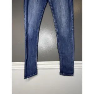 Express Legging Mid Rise Jeans Womens 6R Medium Wash Blue Jegging Stretch Denim thumbnail 3