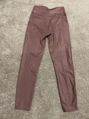 Abercrombie & Fitch Metallic Leggings Mauve thumbnail 2