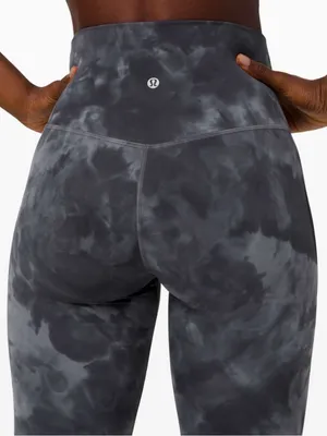 Lululemon Align Pant Diamond Dye Full Length Leggings Size 8 Pitch Graphite Gray thumbnail 5