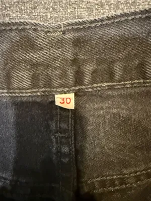 Levi Denim Skort Black thumbnail 4