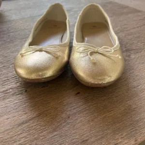 J CREW Crewcuts Women Metallic Gold Ballet Flats - Size K5 / 37 EU / 7 Women' US thumbnail 6