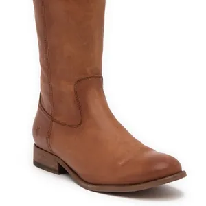 Frye Melissa Button Inside Zip Leather Boot COGNAC/BROWN Color NEW thumbnail 8
