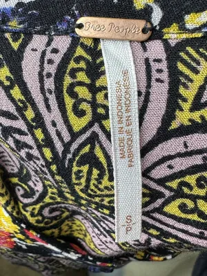 Free People Wildflower Fields Tunic Size Small Flowy Relaxed Fit Multicolor thumbnail 8