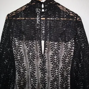 Keepsake the label Uptown black Lace mock neck Whimsigoth grunge dress XS thumbnail 9
