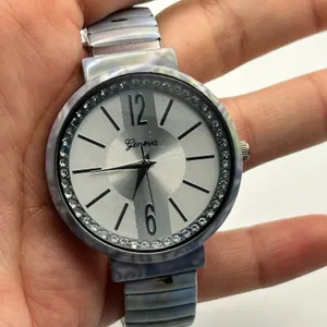 Geneva Pastel Iridescent Watch with Crystal-accented Bezel Working New Battery thumbnail 7