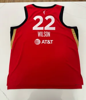 Nike Las Vegas Aces A’ja Wilson #22 Explorer Edition Jersey XL 52 WNBA Dri-FIT Red thumbnail 1