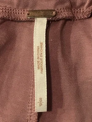 Free People Tapered Harlem Flowy Slouch Pocket Pants In Wine Pink Small Cozy thumbnail 4