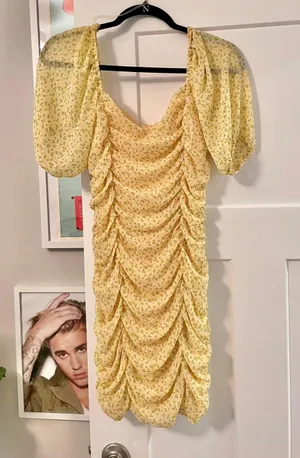 All in Favor Ruched Dress thumbnail 2