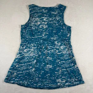Motherhood Maternity Blue Abstract Print Empire Waist Tank Top Sleeveless Mens M thumbnail 8