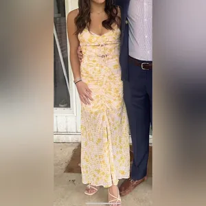 Revolve Significant Other Angelina Dress in Pineapple Palm Size US 4‎ thumbnail 3