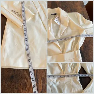 Zara Cream Blazer Mini Dress thumbnail 11