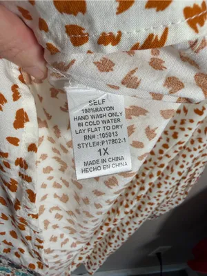 Savanna Jane Boho floral embroidered flare sleeve top size 1X thumbnail 6