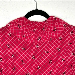 Vintage 70s Koret Flounced Ruffle Collar Blouse Size 12 thumbnail 10