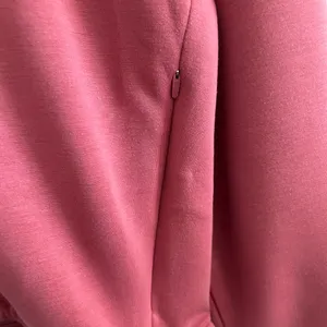 Varley Dusty Rose Half-Zip Turtleneck Pullover thumbnail 6