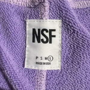 NSF Sayde Distressed Slim Jogger Sweatpants Purple Large thumbnail 4