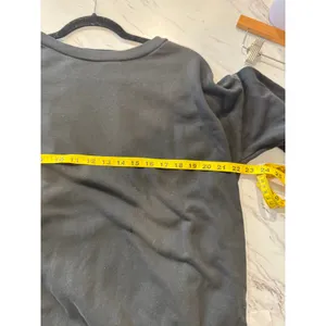AllSaints Black Crewneck Sweatshirt With Sheer Overlay Women’s‎ Size 6 thumbnail 5