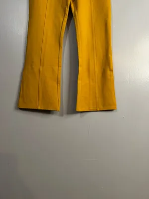 Lovers + Friends Mustard Yellow Straight Leg Pants Size XS thumbnail 6