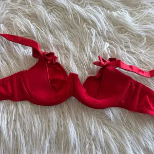 Victoria’s Secret Dream Angels Twinkle Bows Satin Bra Bright Vermillion Small thumbnail 11