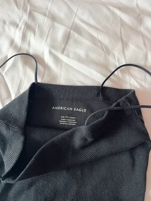 American Eagle Charcoal Grey Bungee Strap Tank Top Size XXS thumbnail 3