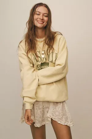 NWT $68 Anthropologie Ivory-Colored Lace Detailing Mini Pull-On Skirt XS thumbnail 4
