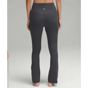 Lululemon Align High-Rise Mini-Flared Pant 28" Graphite Grey size 8 thumbnail 3