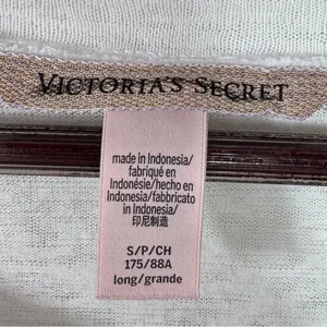 Victoria’s Secret Bombshell Burnout Slub Knit Long Sleeve Tee Shirt White‎ Small thumbnail 11